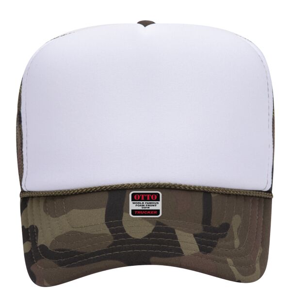 5 Panel High Crown Mesh Back Trucker Hat Thumbnail